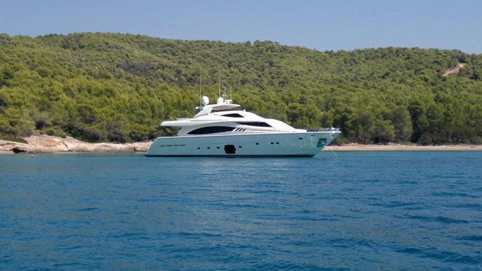 a boat on the water aboard FAIR LADY SILVIA Yacht for Sale