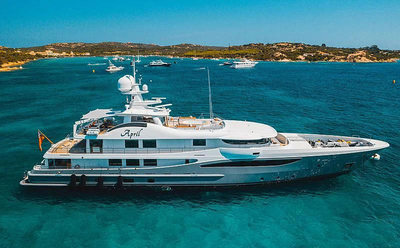 a boat in the water aboard LIND Yacht for Charter