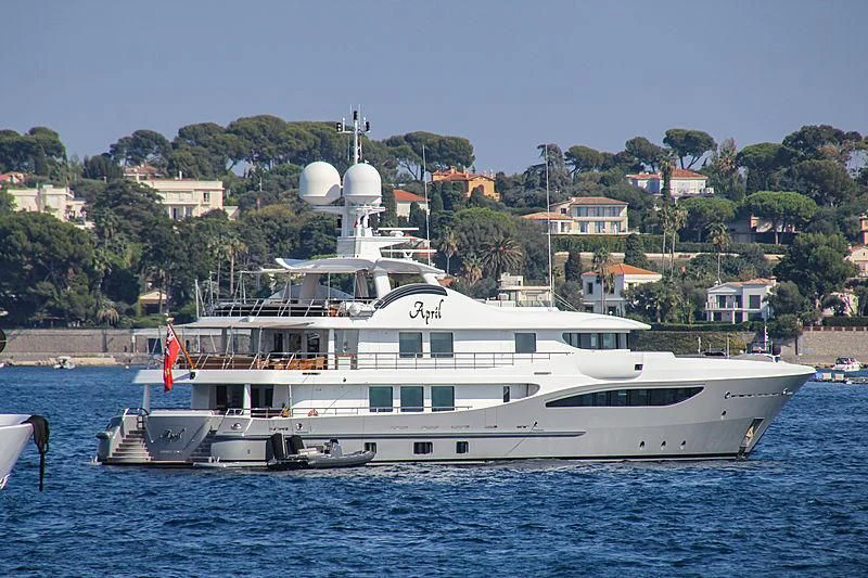 a white yacht in the water aboard LIND Yacht for Charter