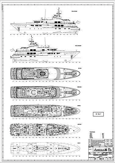 diagram aboard LIND Yacht for Charter