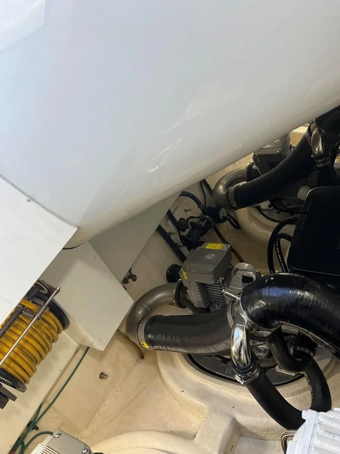 a black and silver machine aboard BG Yacht for Sale