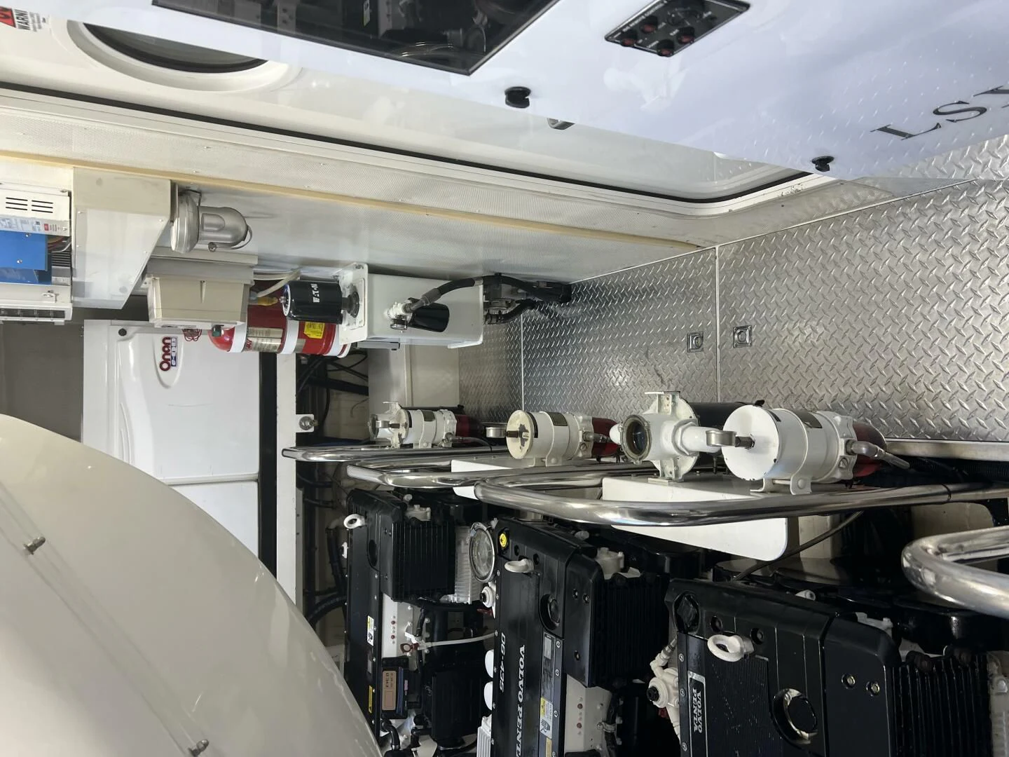 a close-up of a machine aboard BG Yacht for Sale