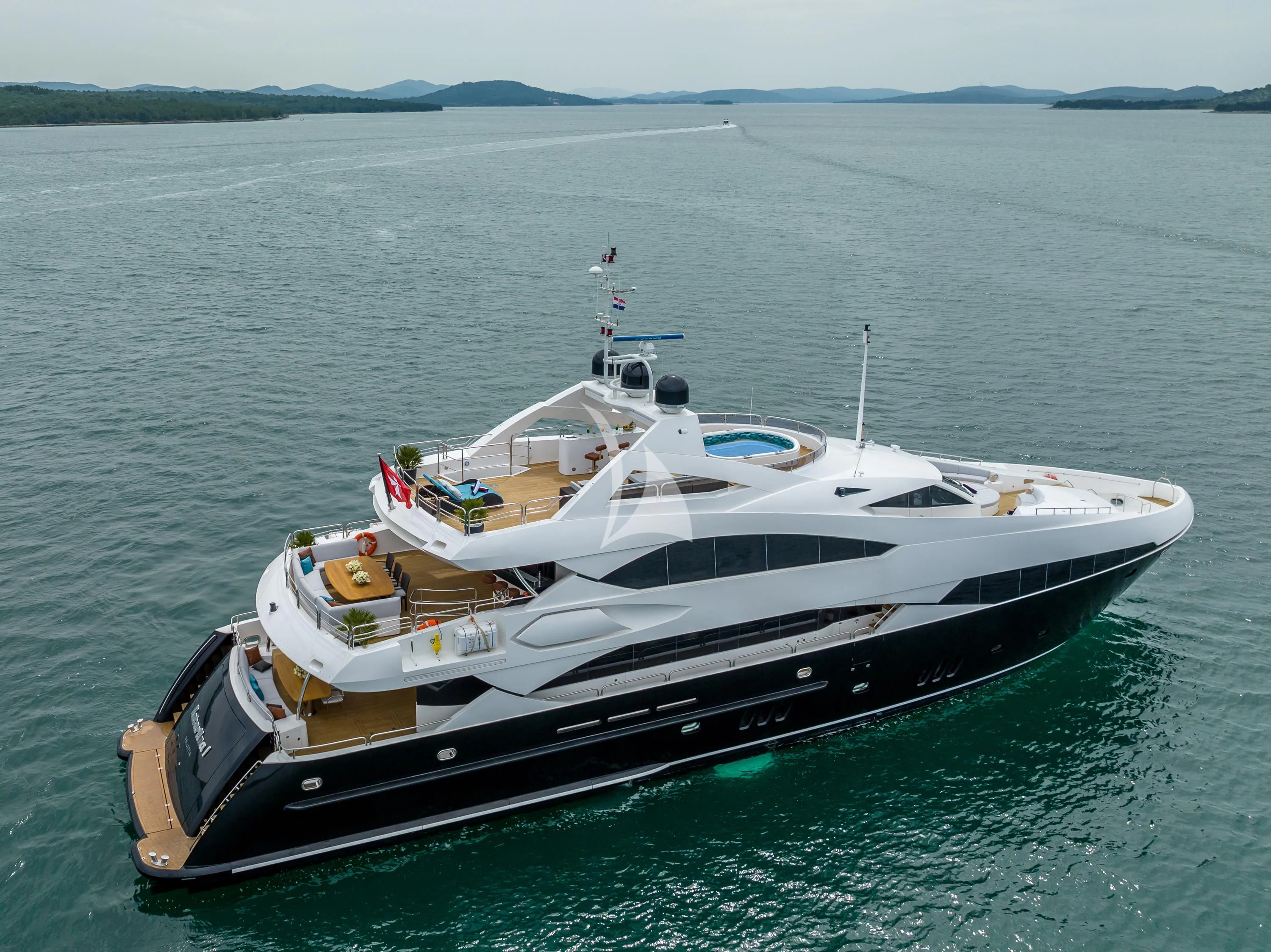 a boat in the water aboard KATARIINA I Yacht for Sale