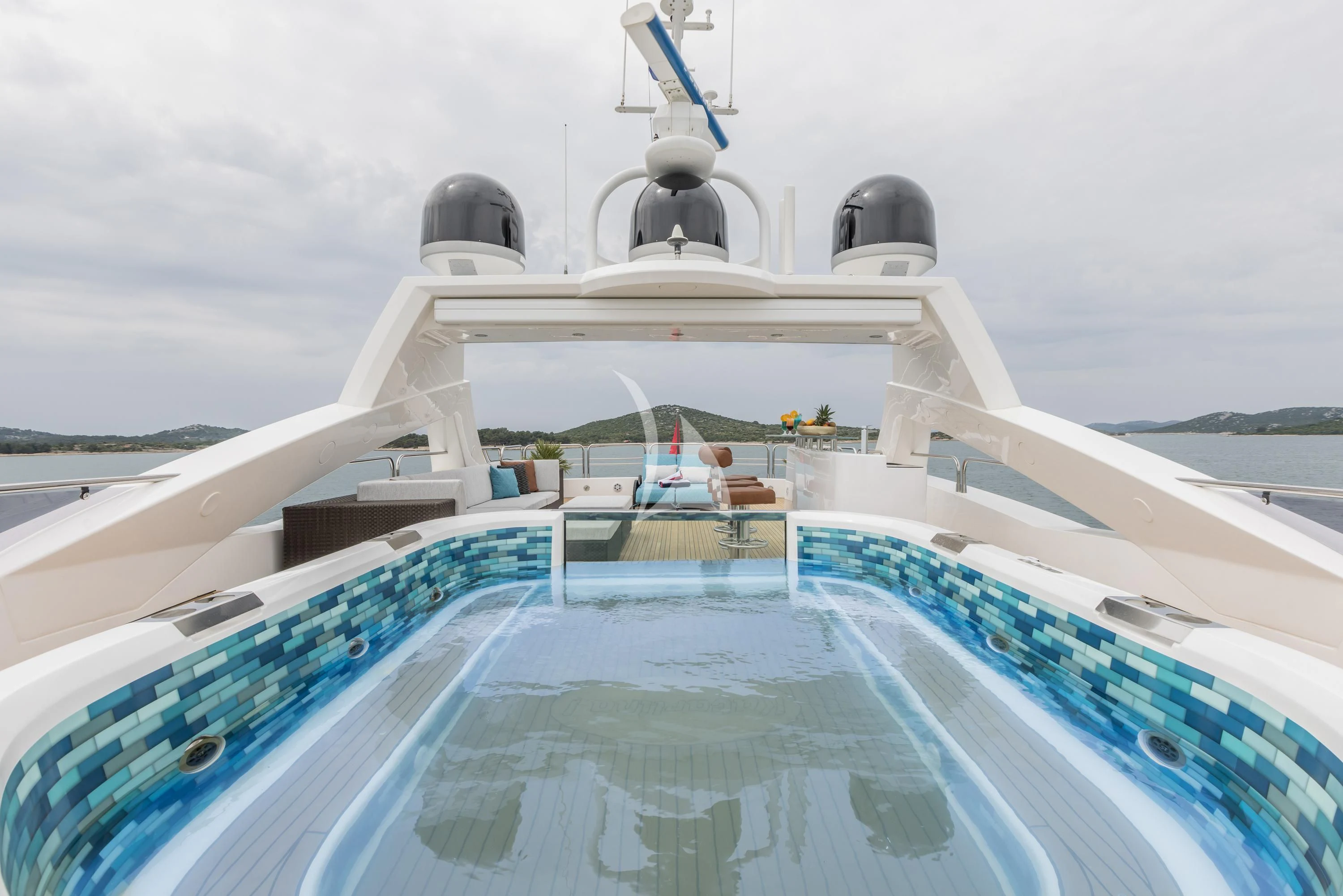 a boat with a group of people on it aboard KATARIINA I Yacht for Sale