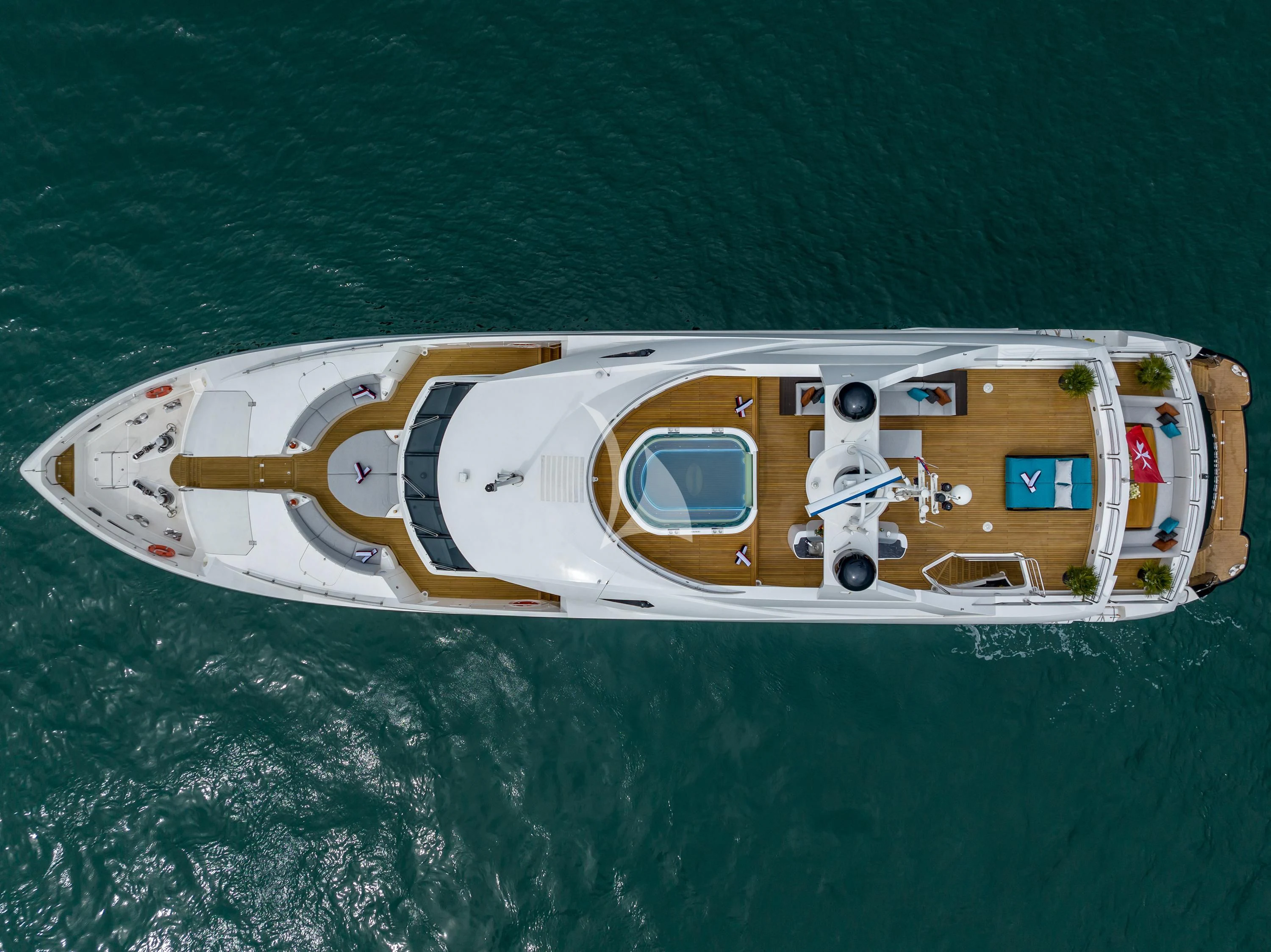 a space ship on the water aboard KATARIINA I Yacht for Sale