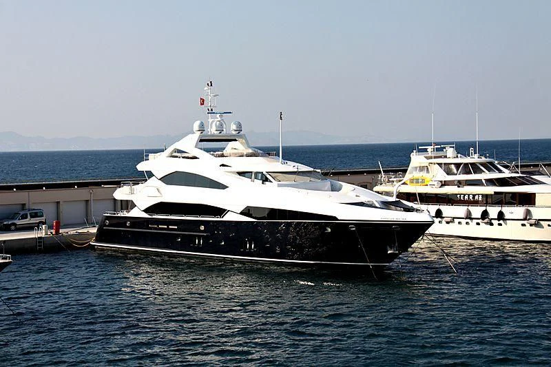 a couple of boats are parked in the water aboard KATARIINA I Yacht for Sale