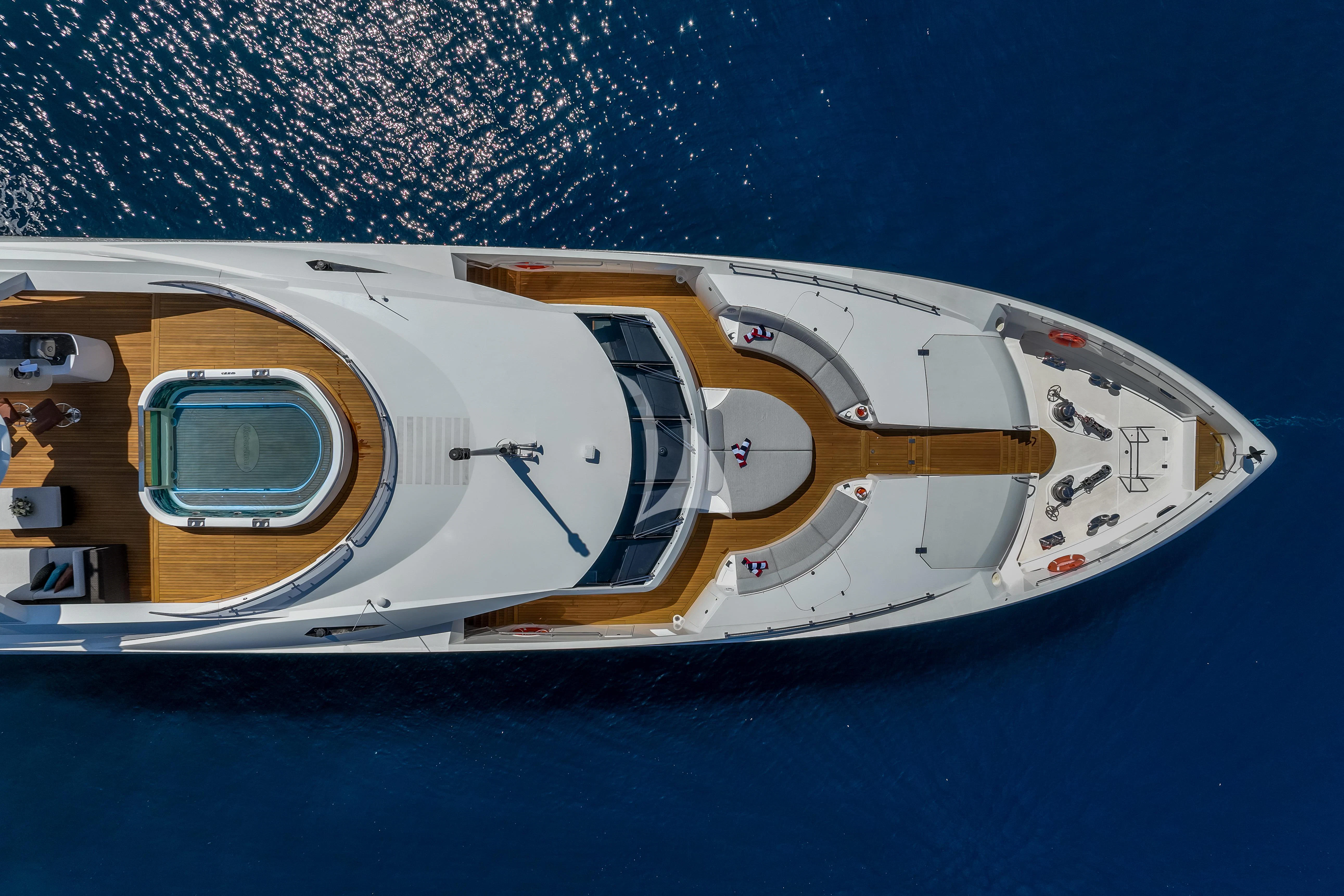 a close-up of a watch aboard KATARIINA I Yacht for Sale