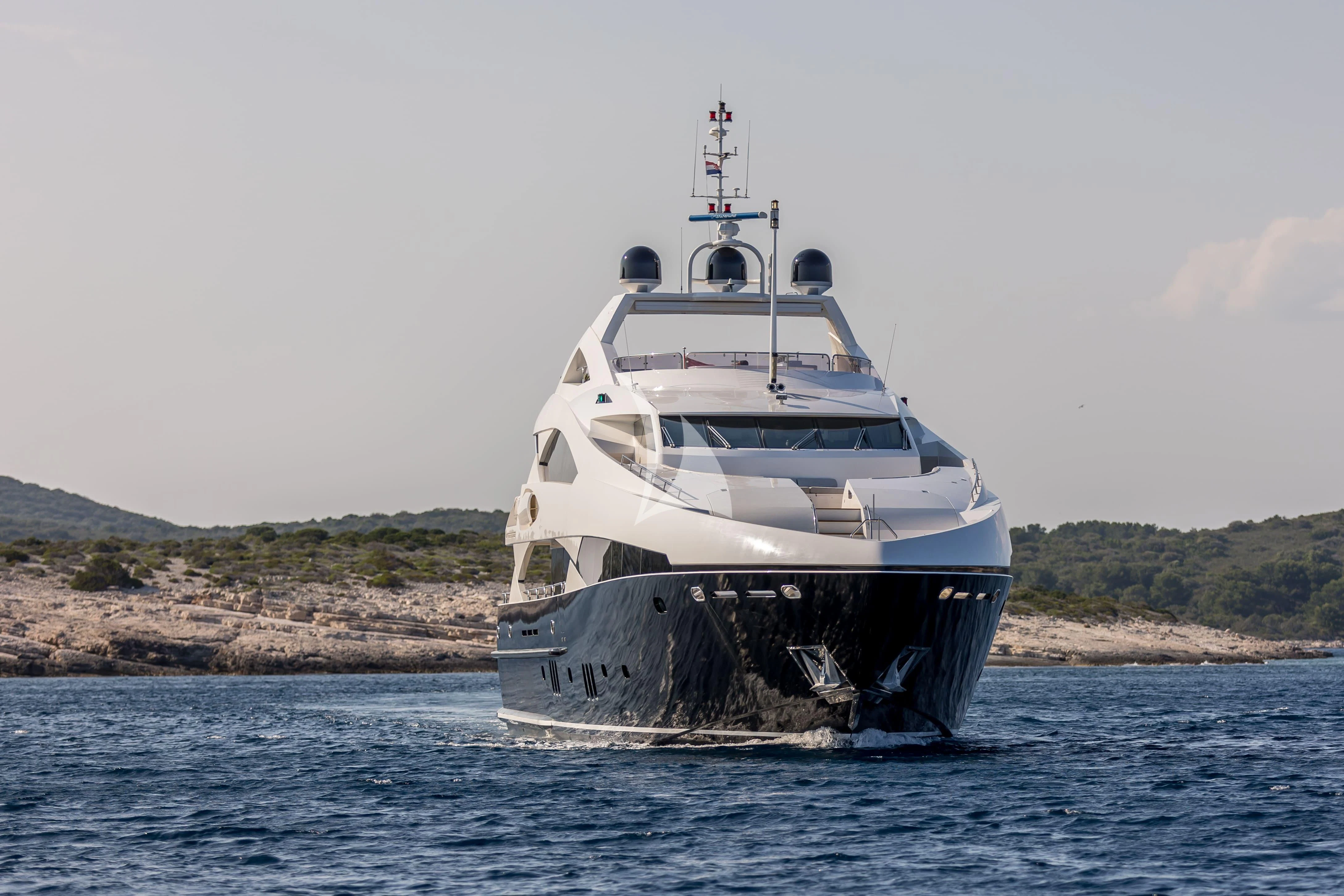 a boat in the water aboard KATARIINA I Yacht for Sale