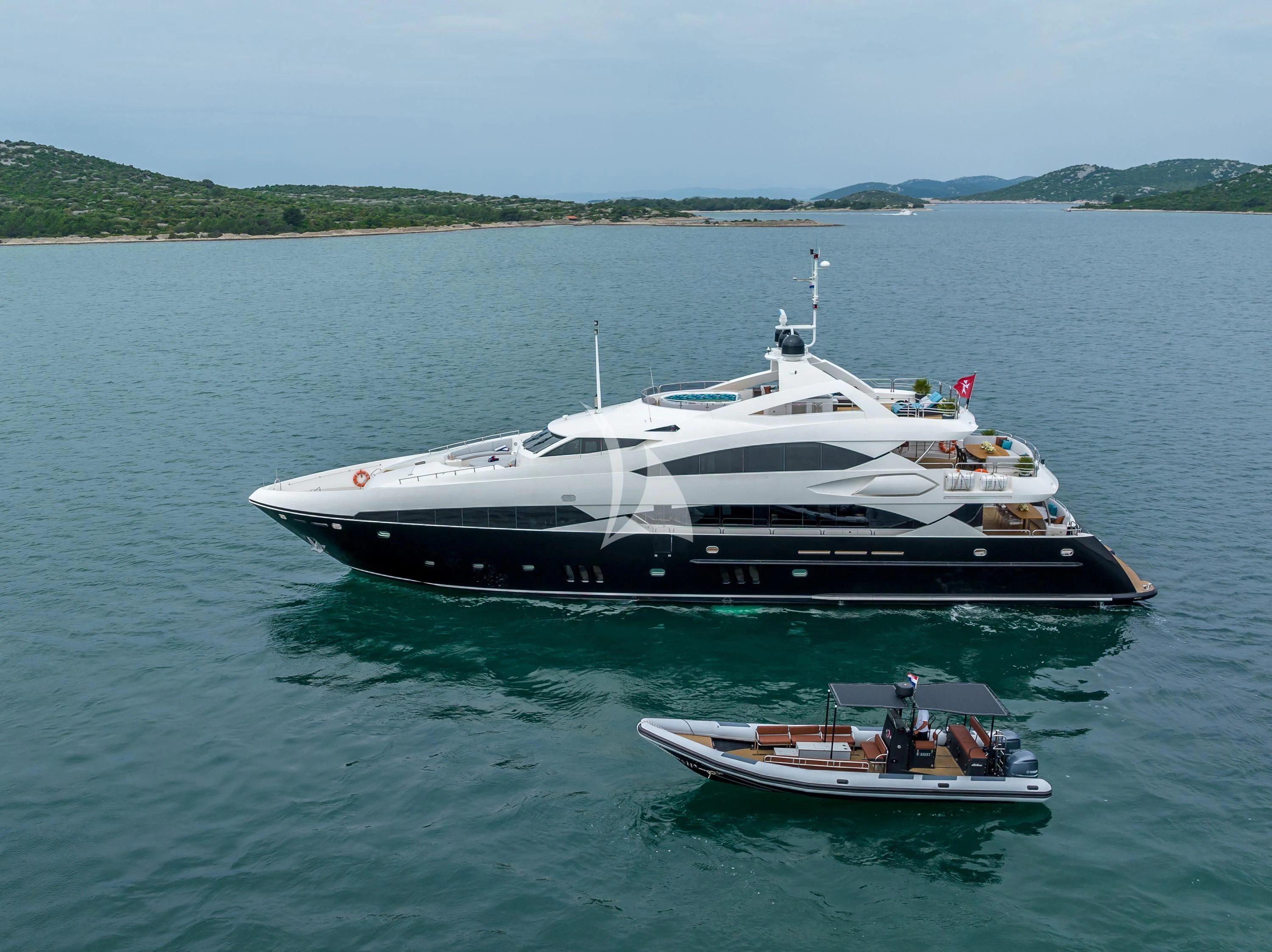 a boat on the water aboard KATARIINA I Yacht for Sale