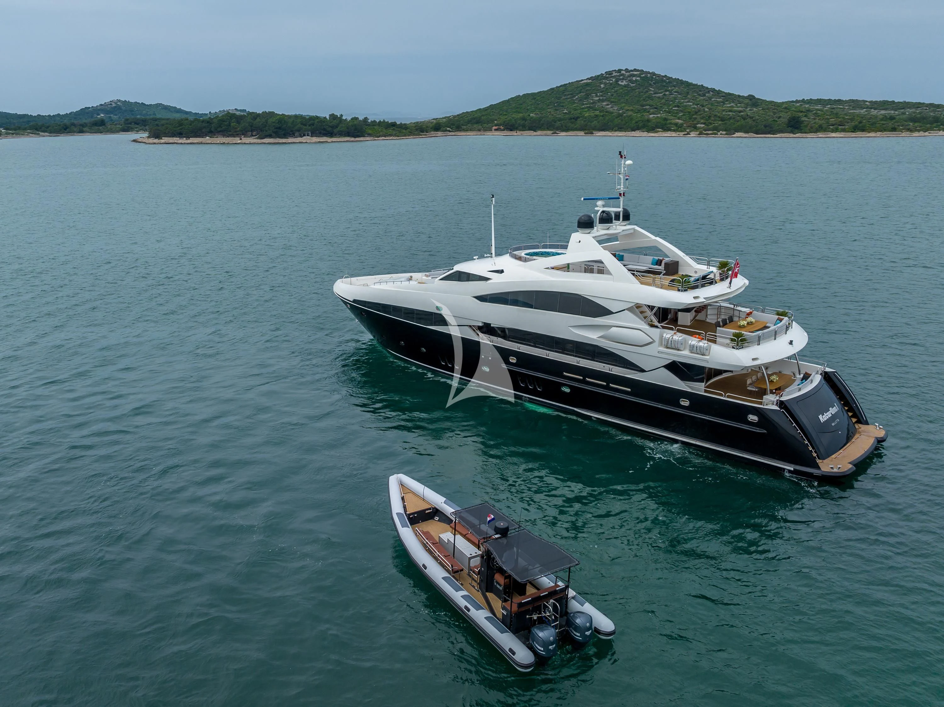 a boat on the water aboard KATARIINA I Yacht for Sale