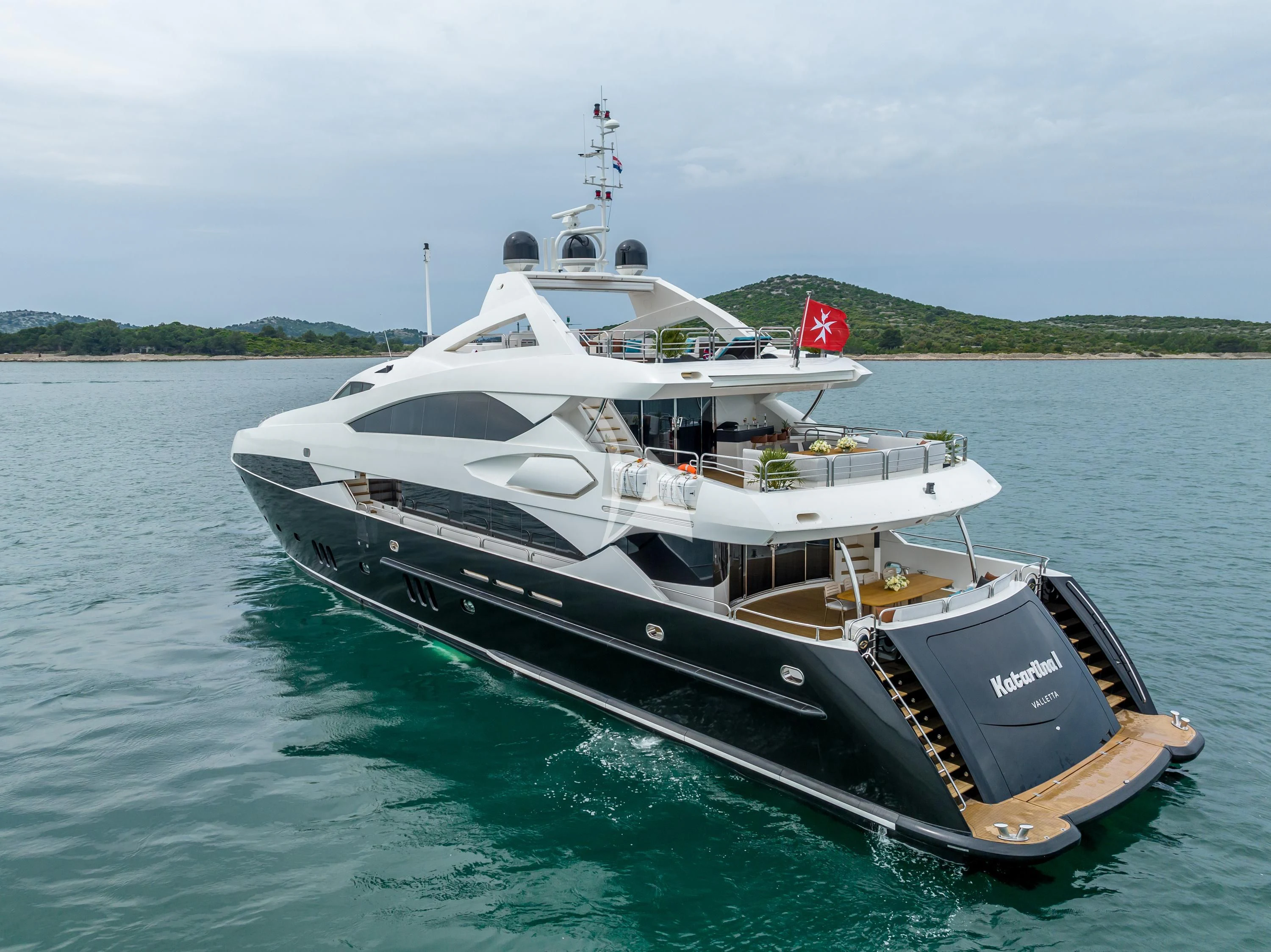 a boat on the water aboard KATARIINA I Yacht for Sale