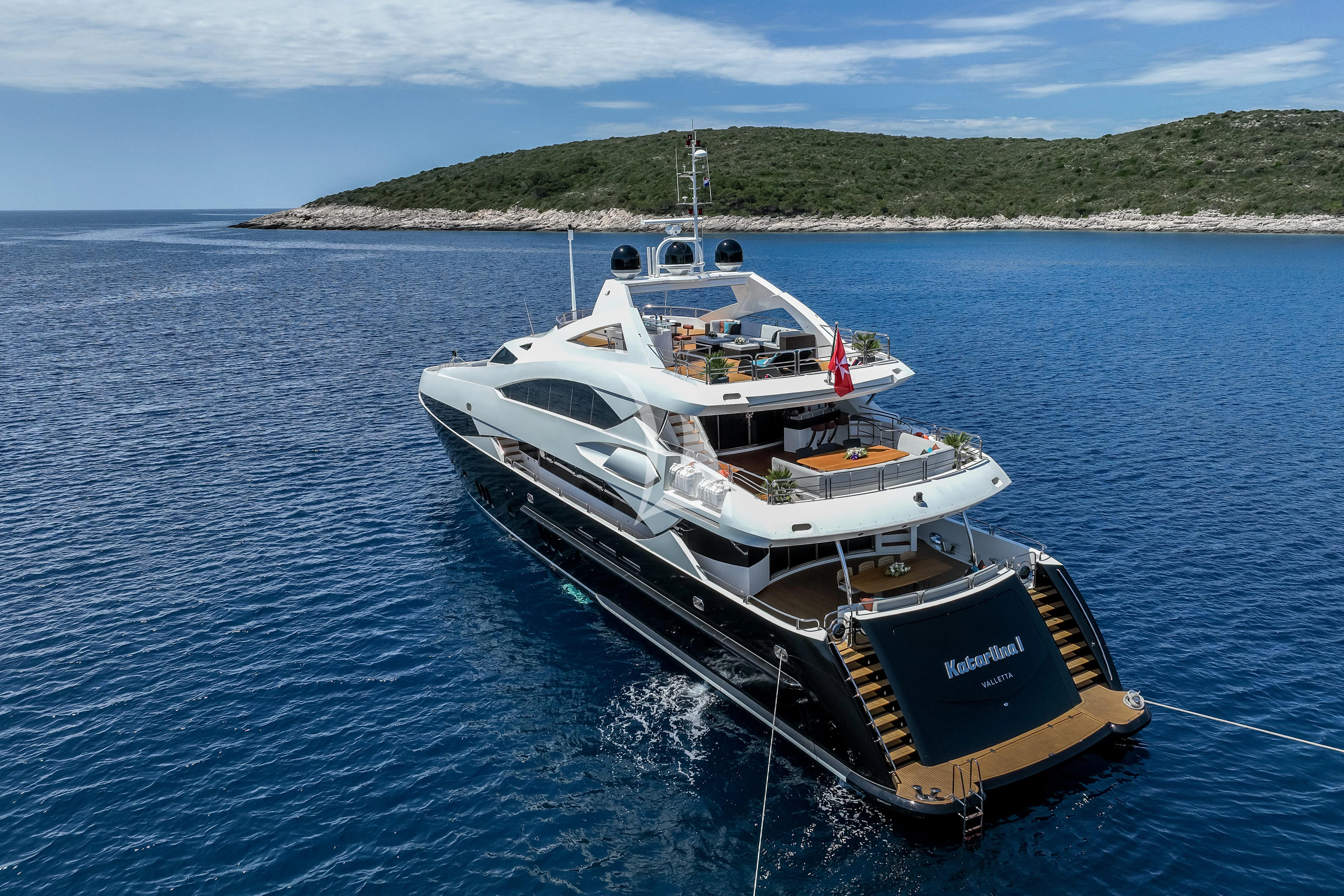a boat on the water aboard KATARIINA I Yacht for Sale
