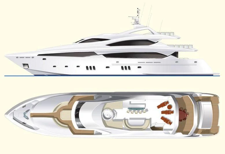a white and blue boat aboard KATARIINA I Yacht for Sale