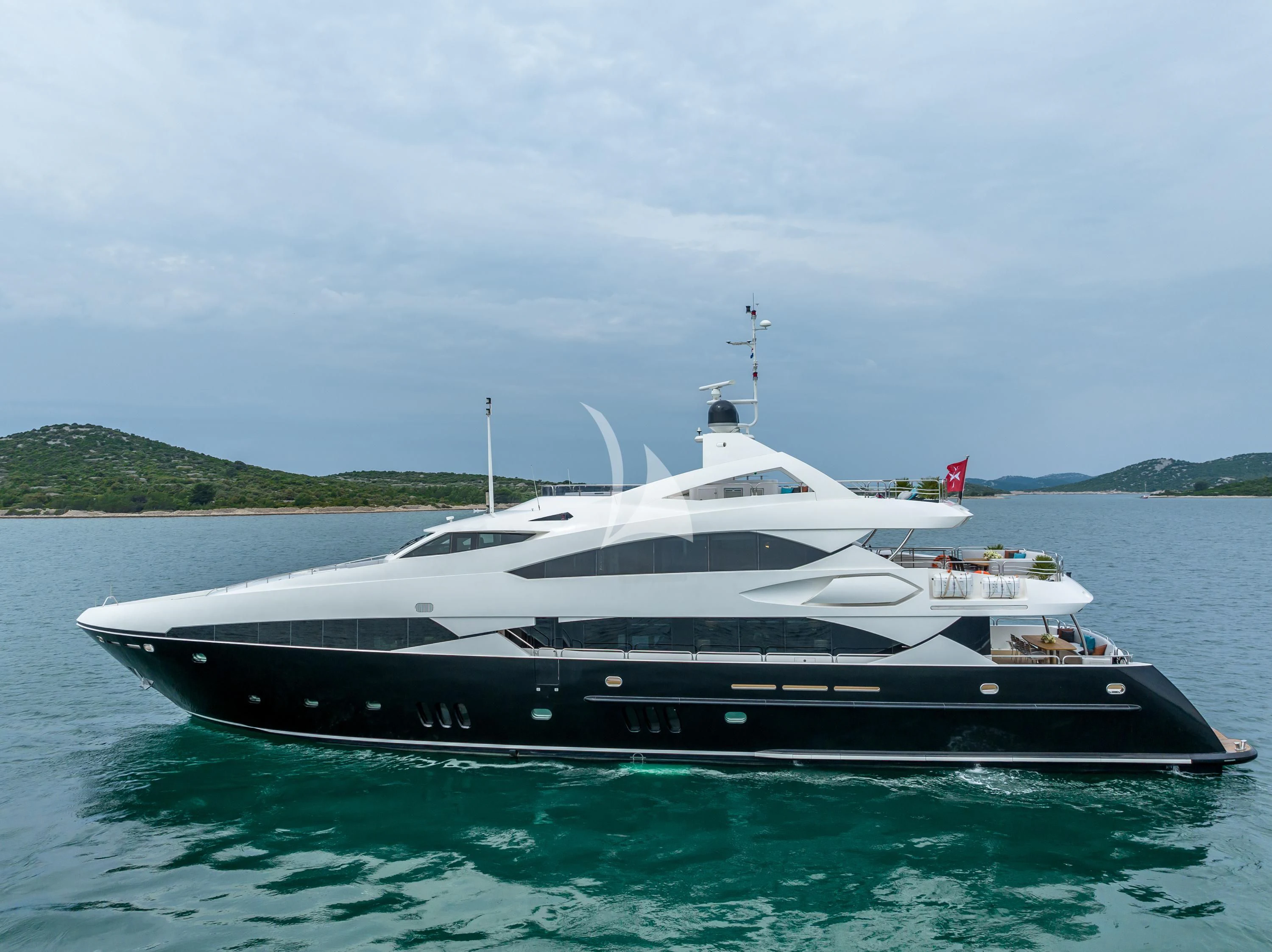 a boat in the water aboard KATARIINA I Yacht for Sale