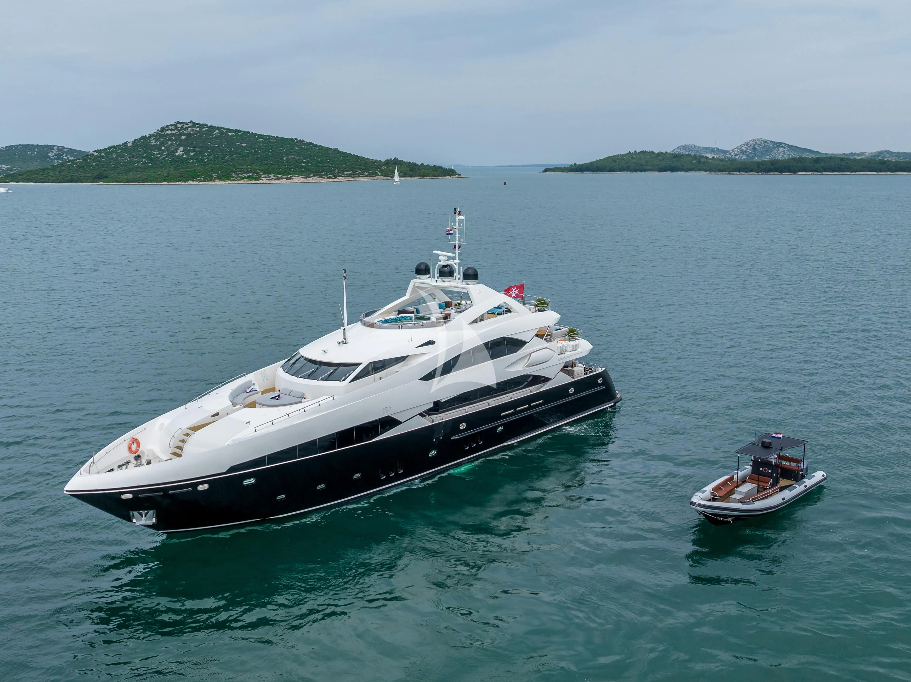 a boat in the water aboard KATARIINA I Yacht for Sale