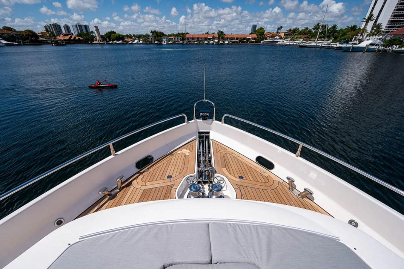 a ship in the water aboard MOZZ II Yacht for Sale