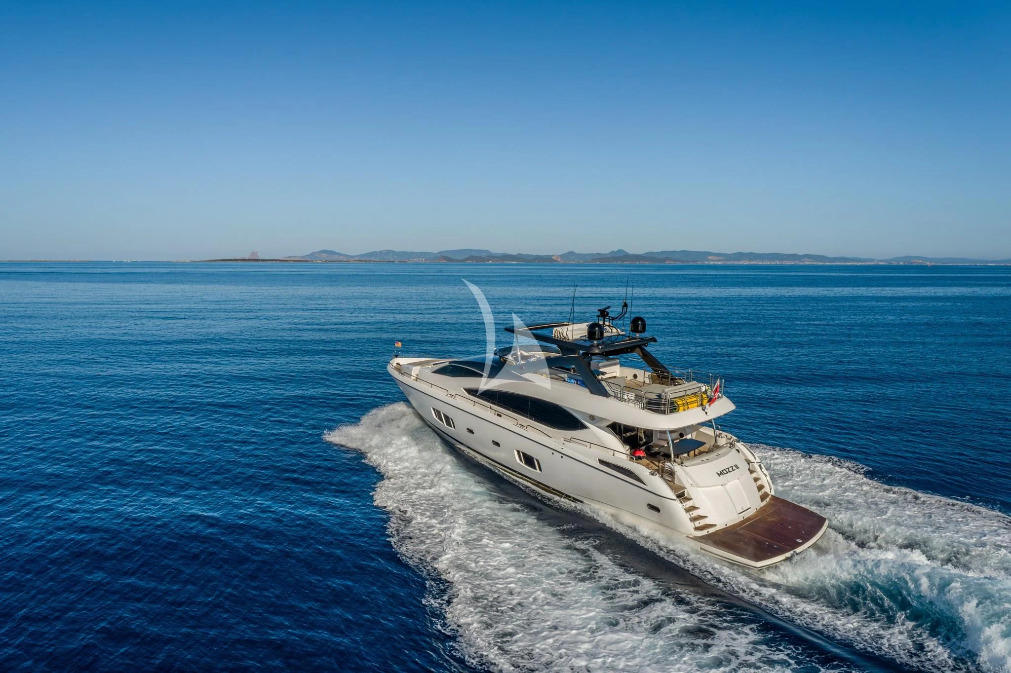 a boat on the water aboard MOZZ II Yacht for Sale