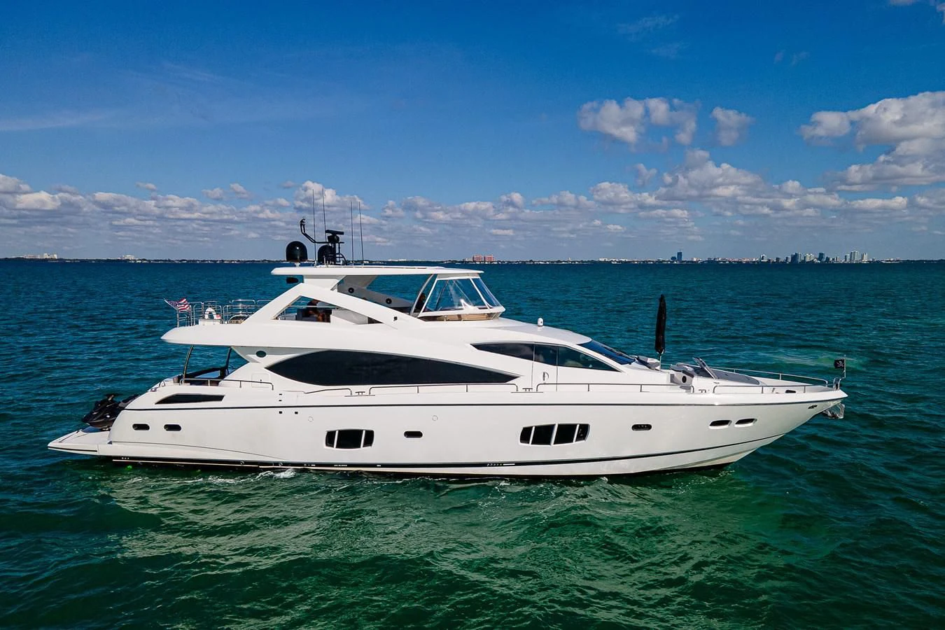 a white yacht in the water aboard MOZZ II Yacht for Sale