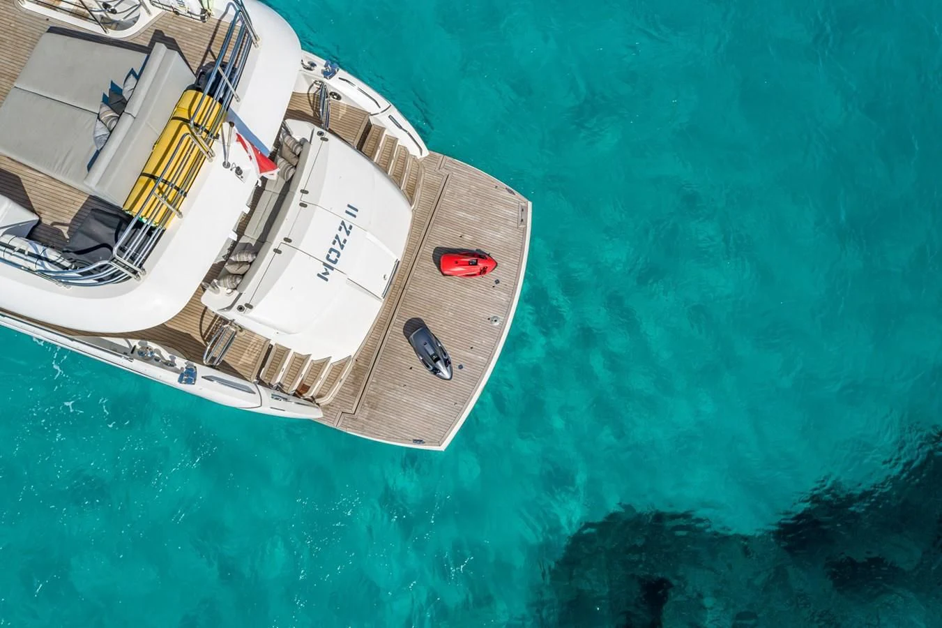 a boat on the water aboard MOZZ II Yacht for Sale