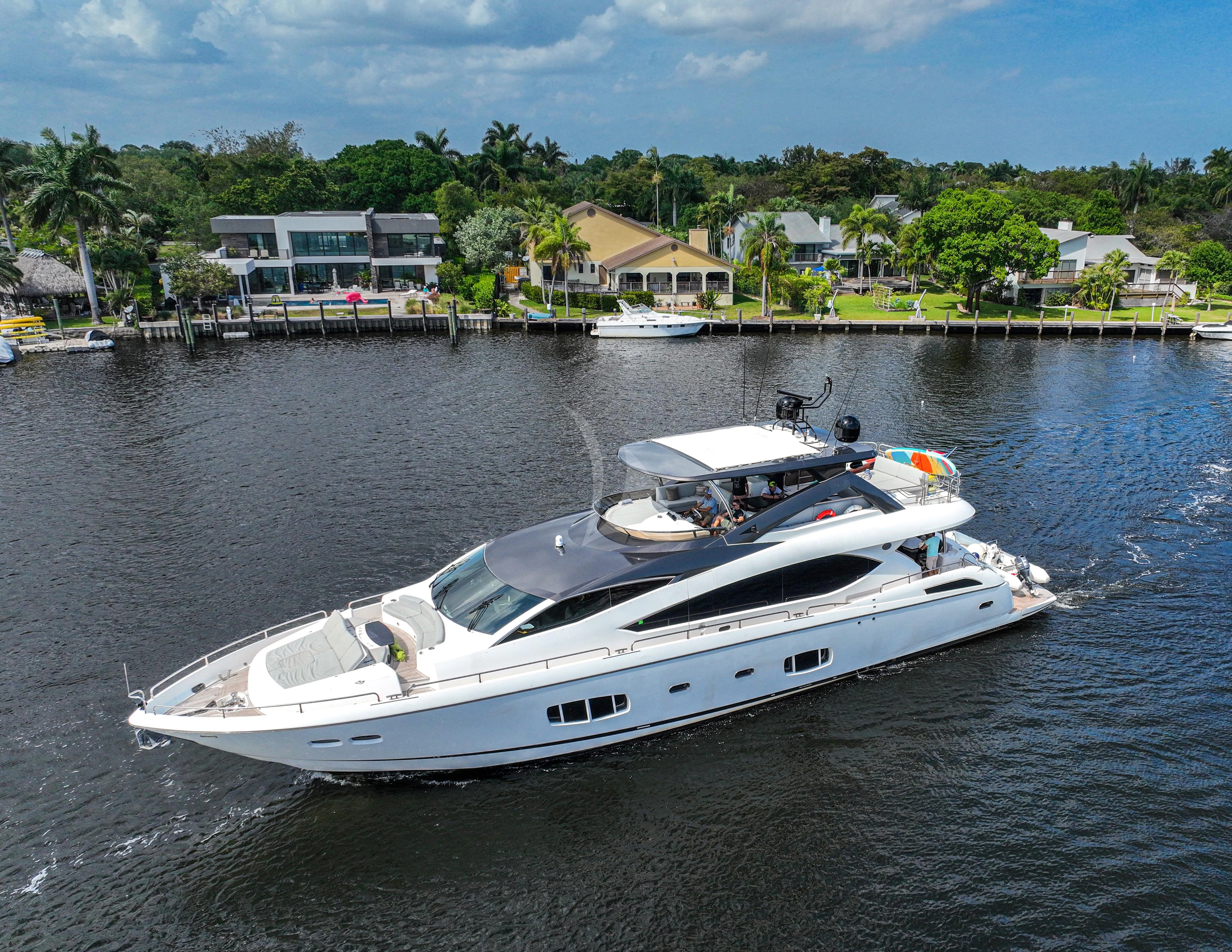 a boat on the water aboard MOZZ II Yacht for Sale