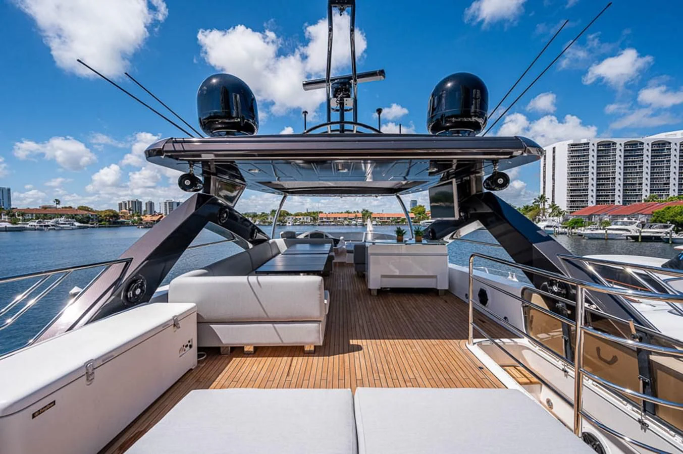 a boat on the water aboard MOZZ II Yacht for Sale