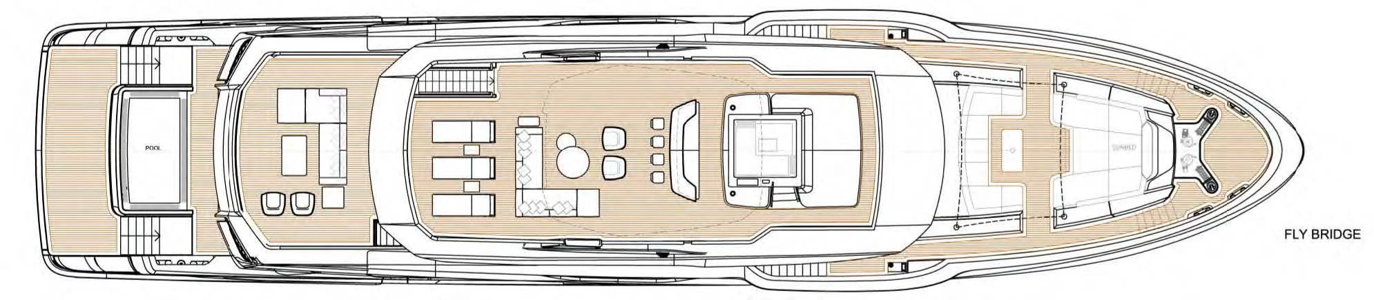 diagram aboard ASTERA Yacht for Sale