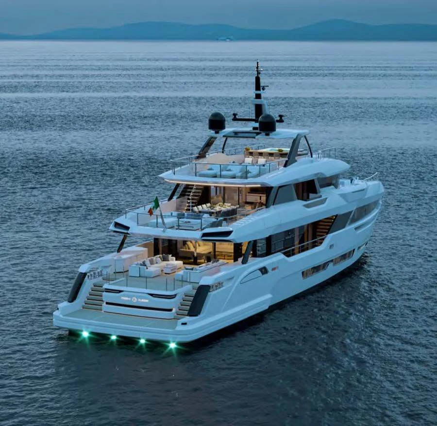 a boat in the water aboard ASTERA Yacht for Sale