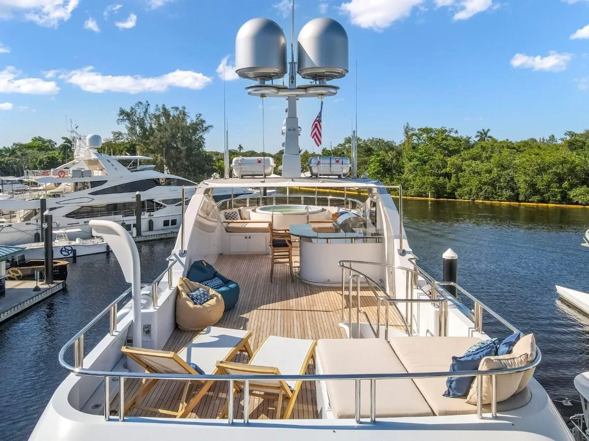 a boat on the water aboard JUST ENOUGH Yacht for Charter
