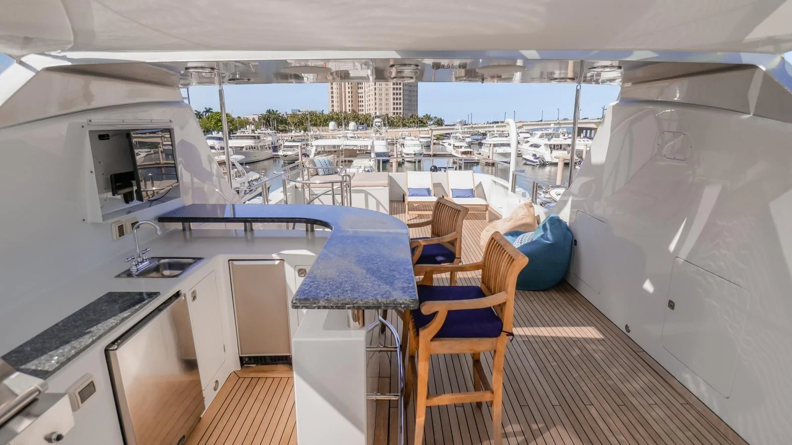 a boat on the water aboard JUST ENOUGH Yacht for Charter