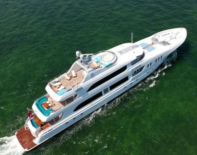 a boat in the water aboard JUST ENOUGH Yacht for Charter