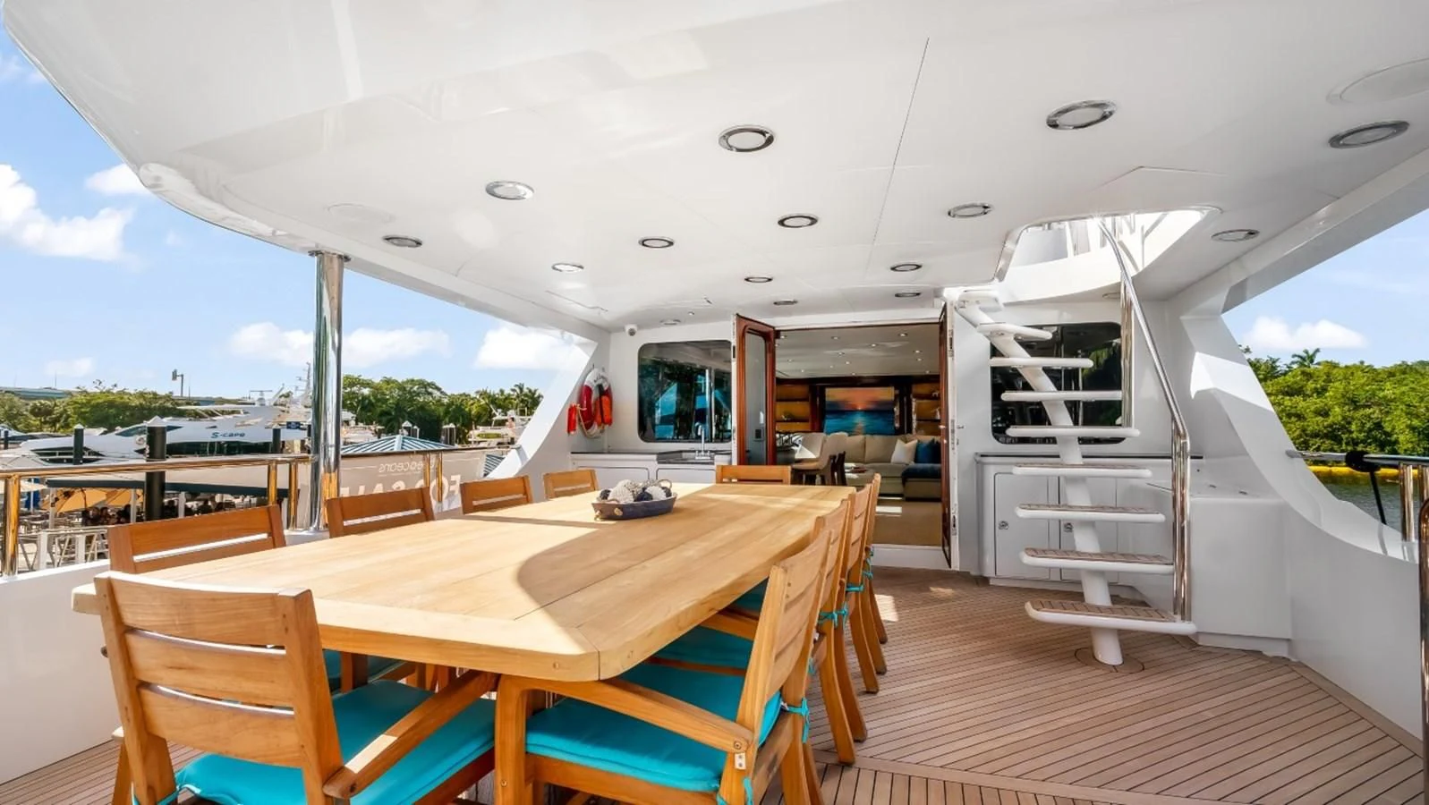 a boat on the water aboard JUST ENOUGH Yacht for Charter