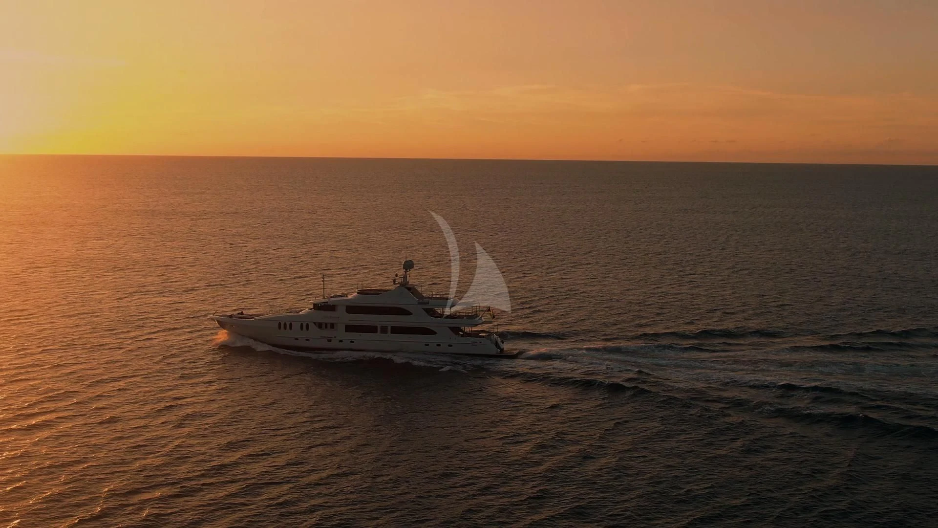 a boat in the water aboard JUST ENOUGH Yacht for Charter