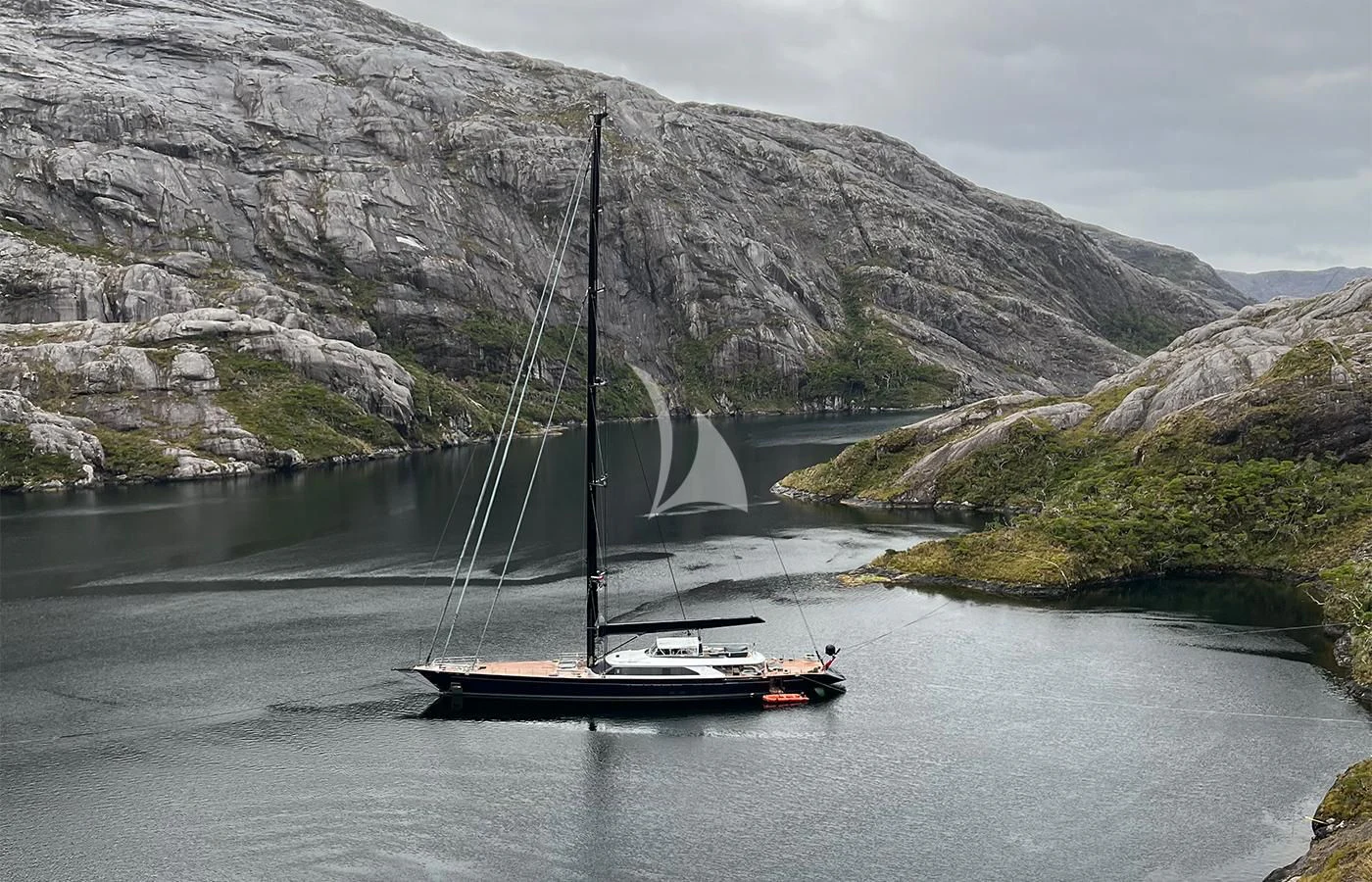 a sailboat on the water aboard PERSEUS^3 Yacht for Sale