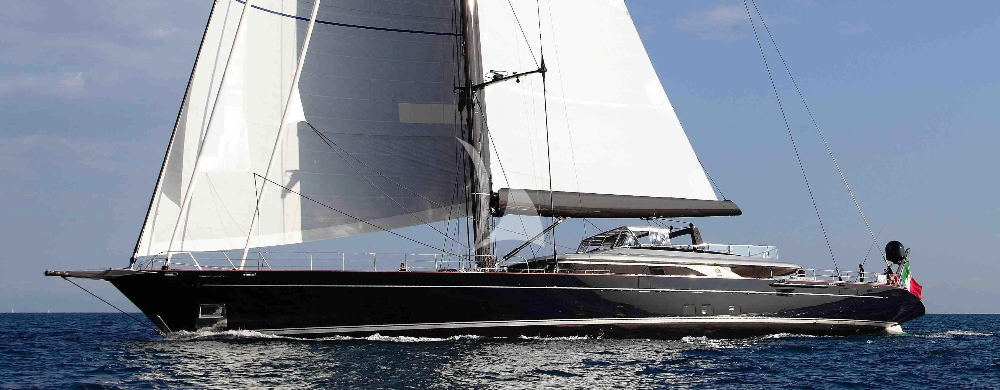 a boat on the water aboard PERSEUS^3 Yacht for Sale