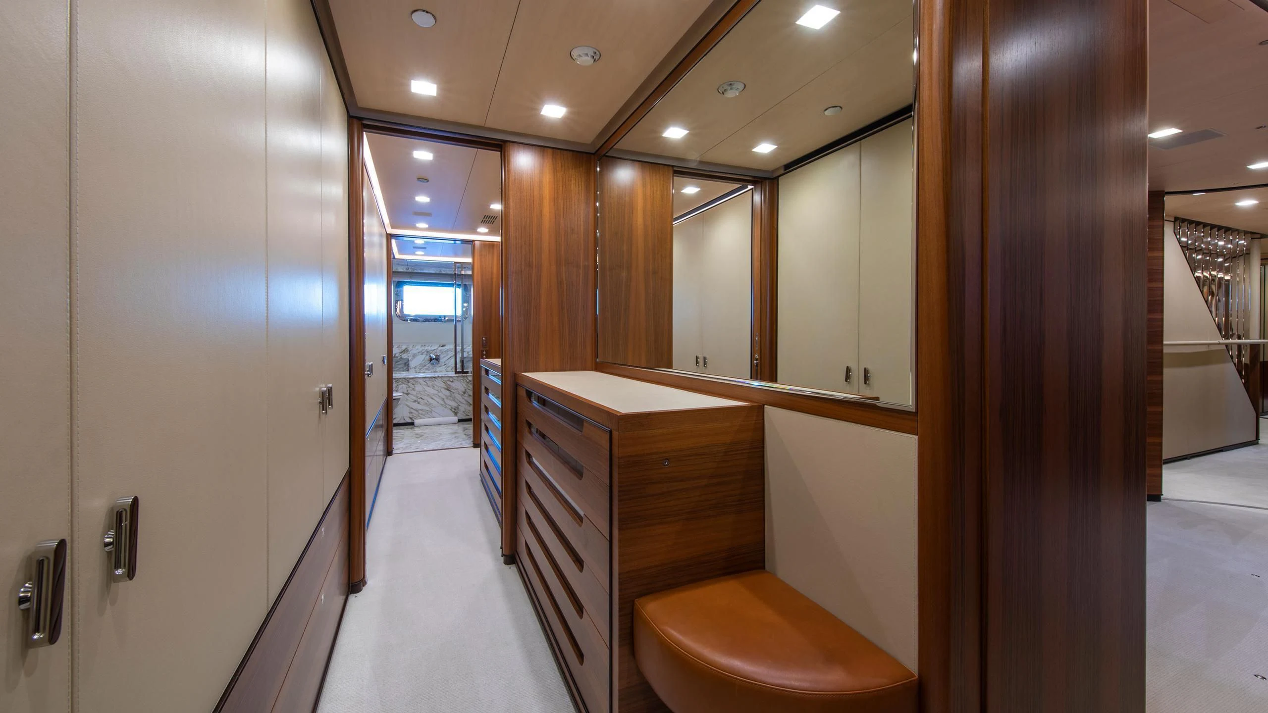 a bathroom with a toilet and a sink aboard PERSEUS^3 Yacht for Sale