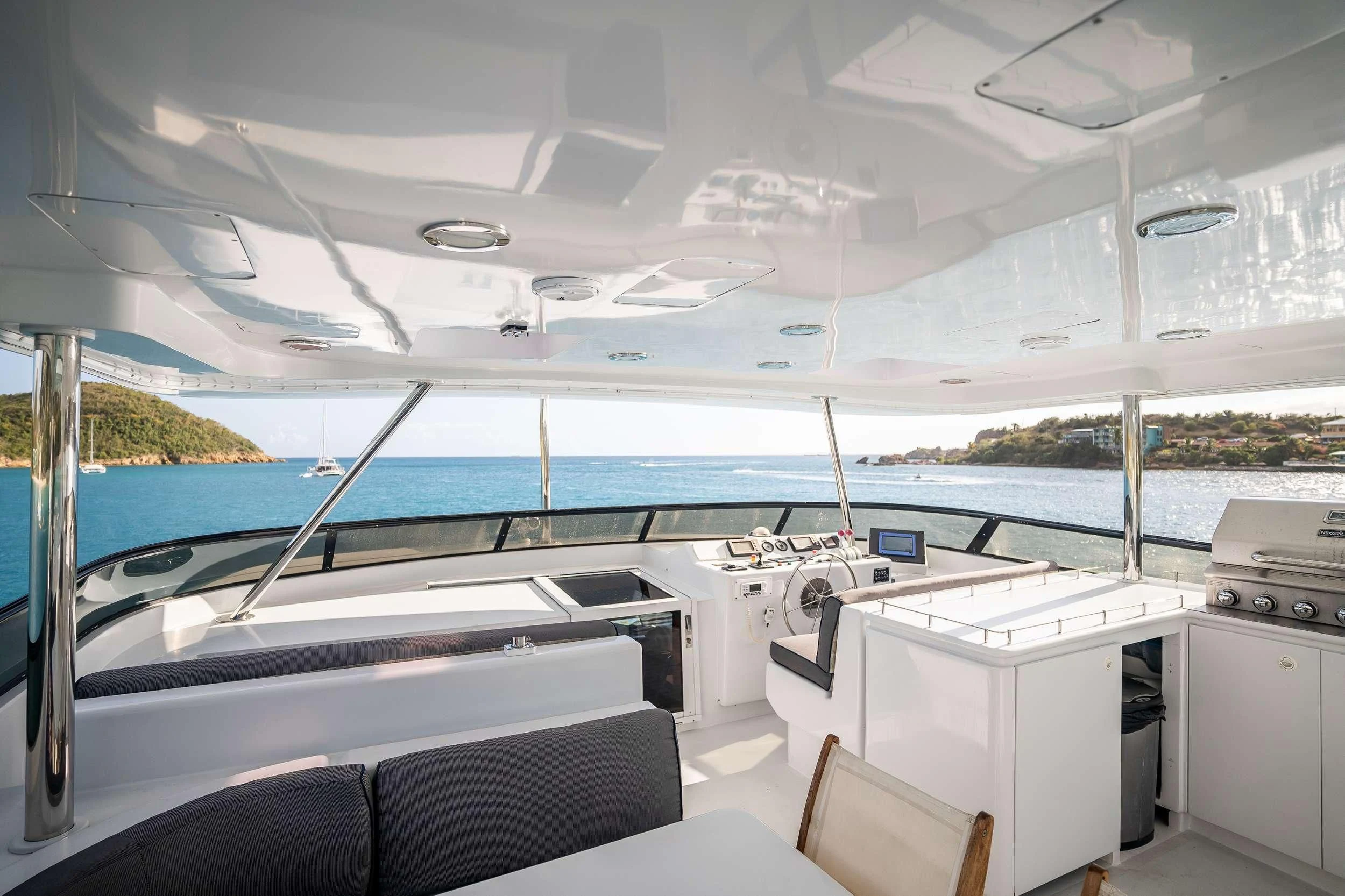 a boat on the water aboard OUTTA TOUCH Yacht for Sale