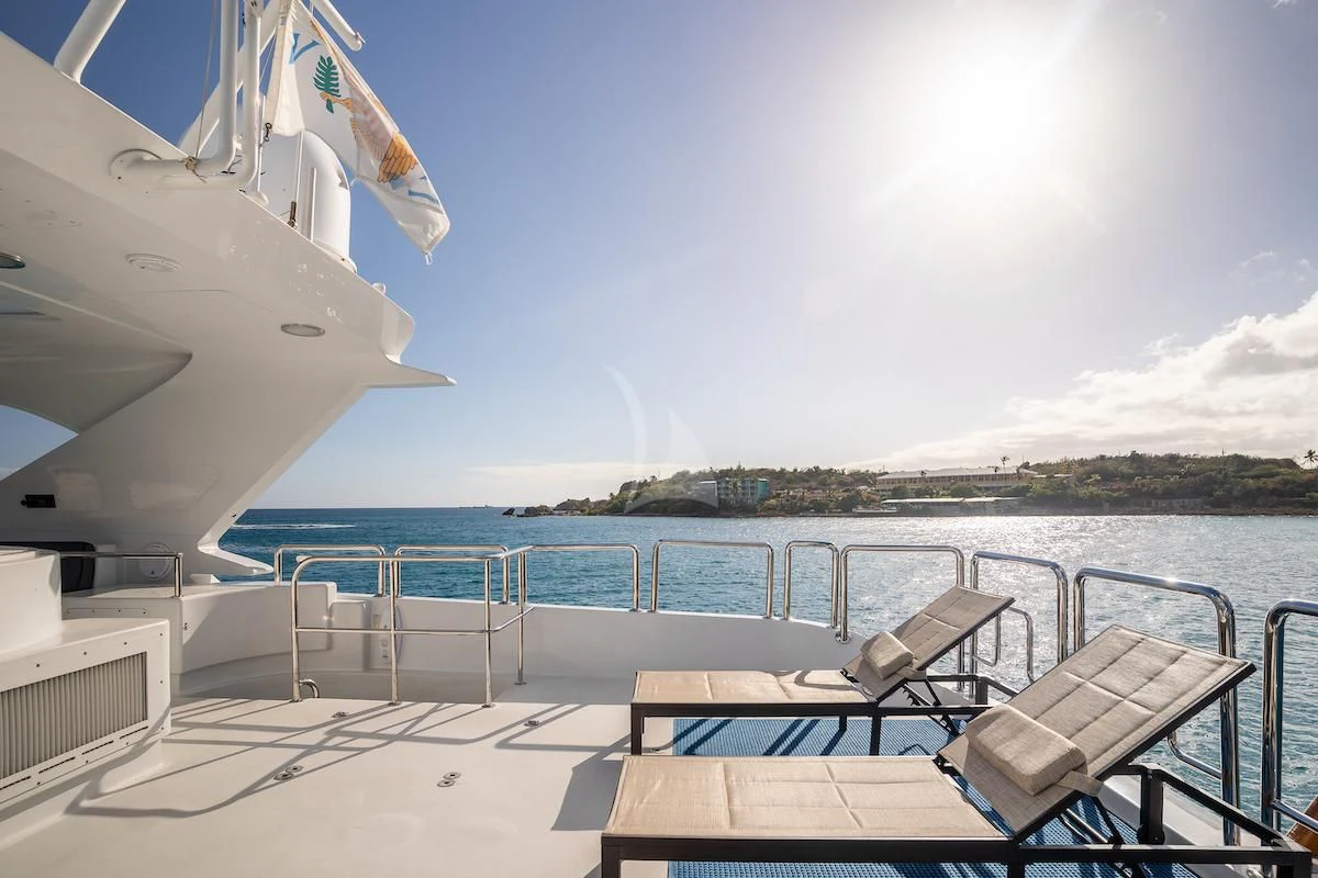 a boat on the water aboard OUTTA TOUCH Yacht for Sale