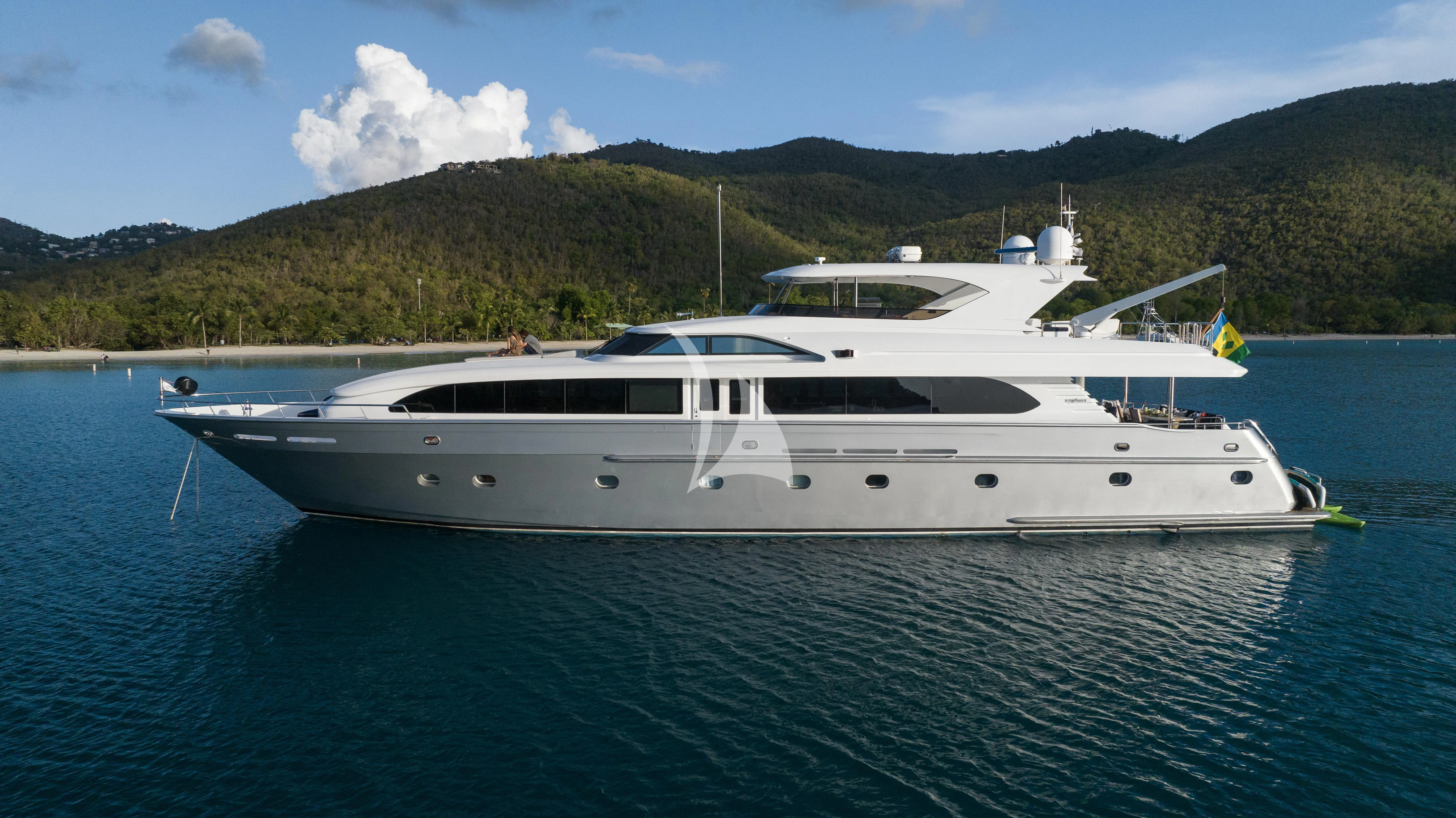 a boat on the water aboard OUTTA TOUCH Yacht for Sale