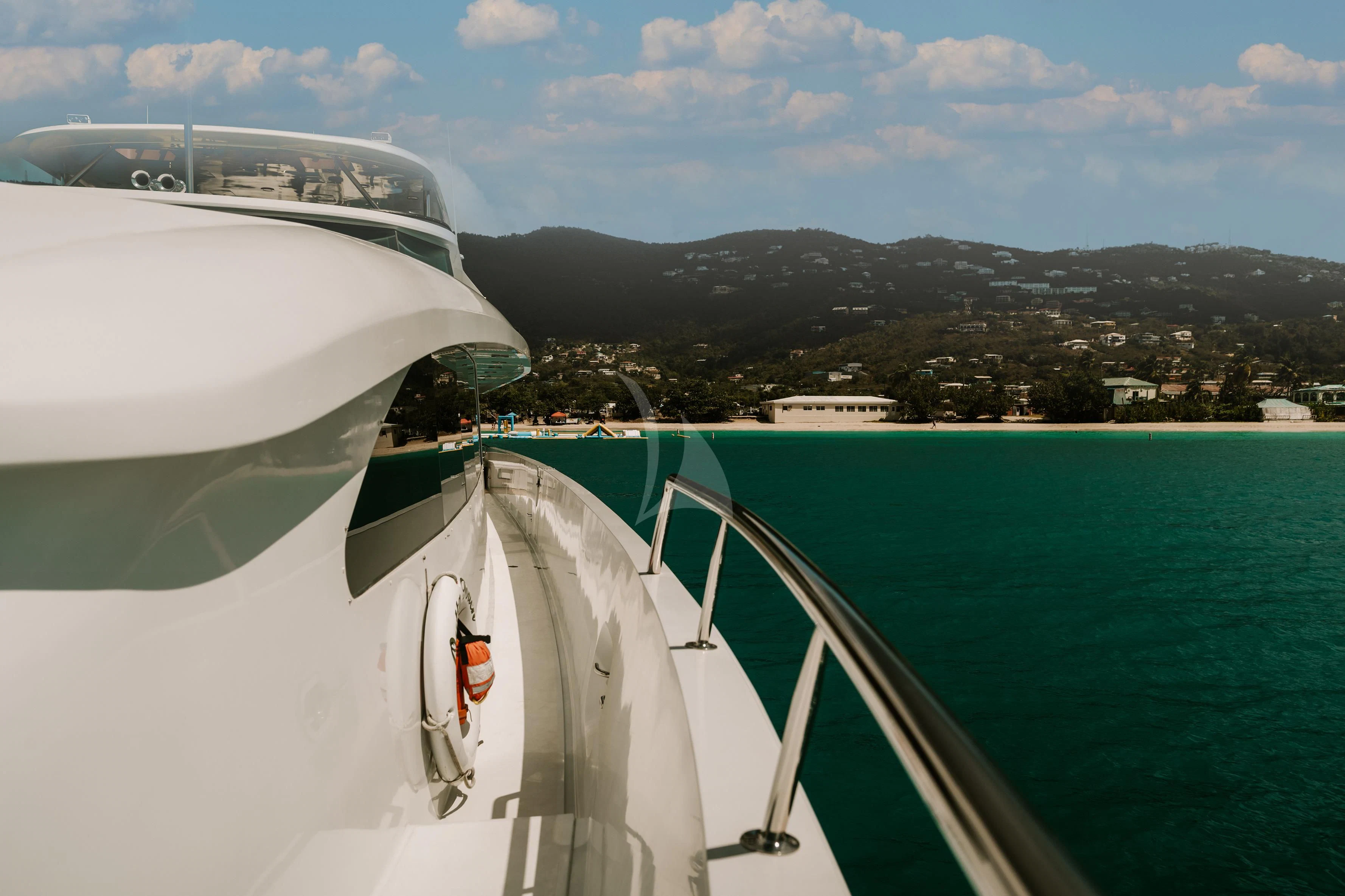 a boat on the water aboard OUTTA TOUCH Yacht for Sale