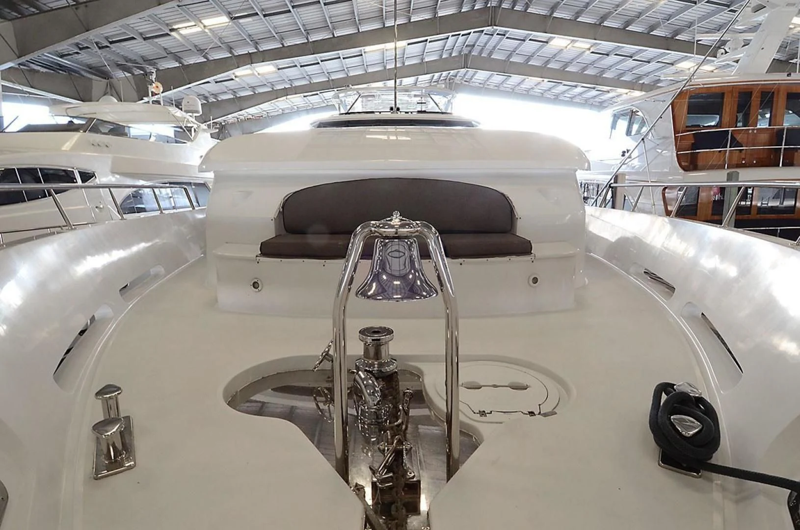inside view of a factory aboard OUTTA TOUCH Yacht for Sale
