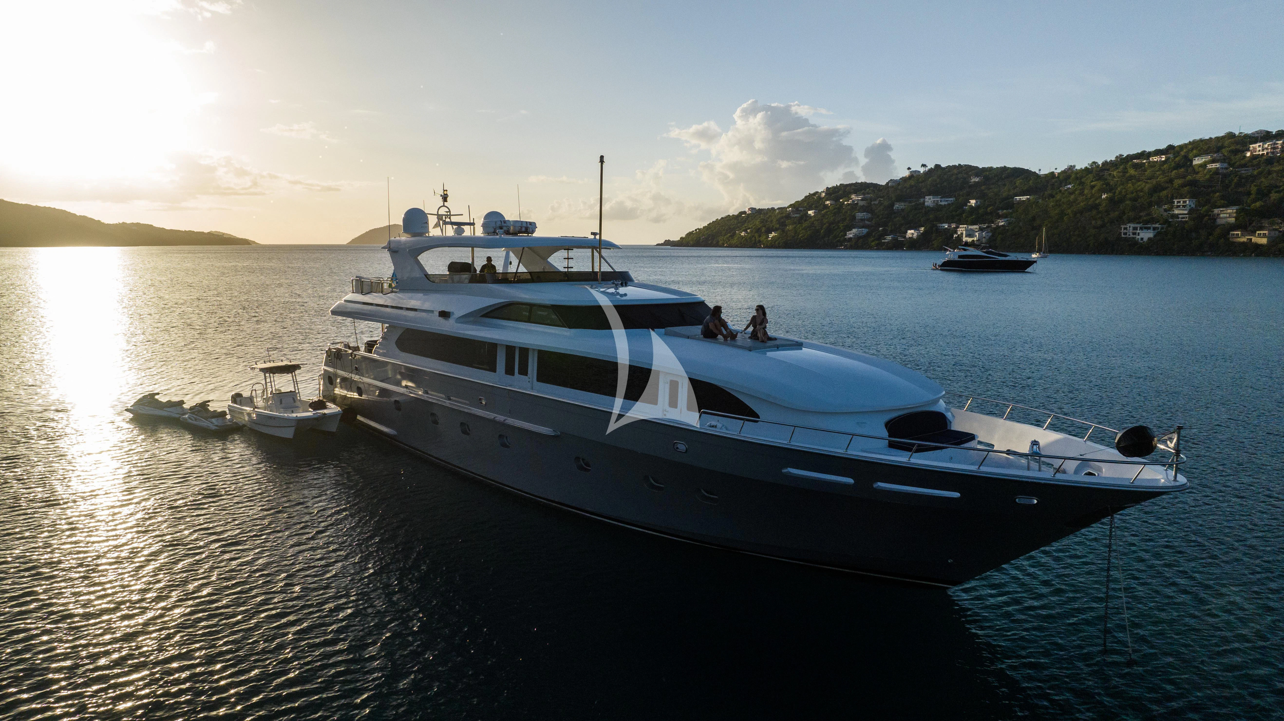 a boat on the water aboard OUTTA TOUCH Yacht for Sale