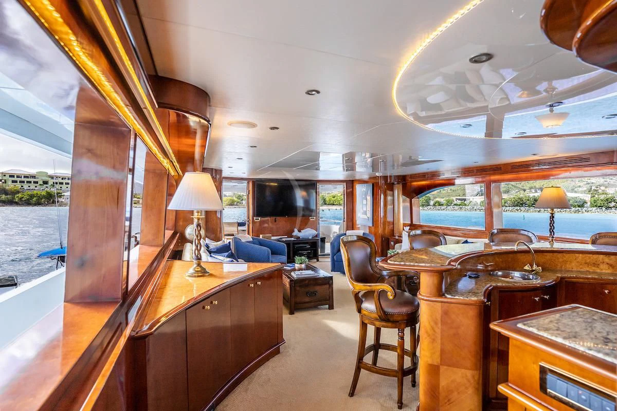inside view of a boat aboard OUTTA TOUCH Yacht for Sale