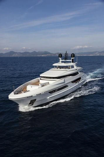 a boat on the water aboard MR. T Yacht for Charter