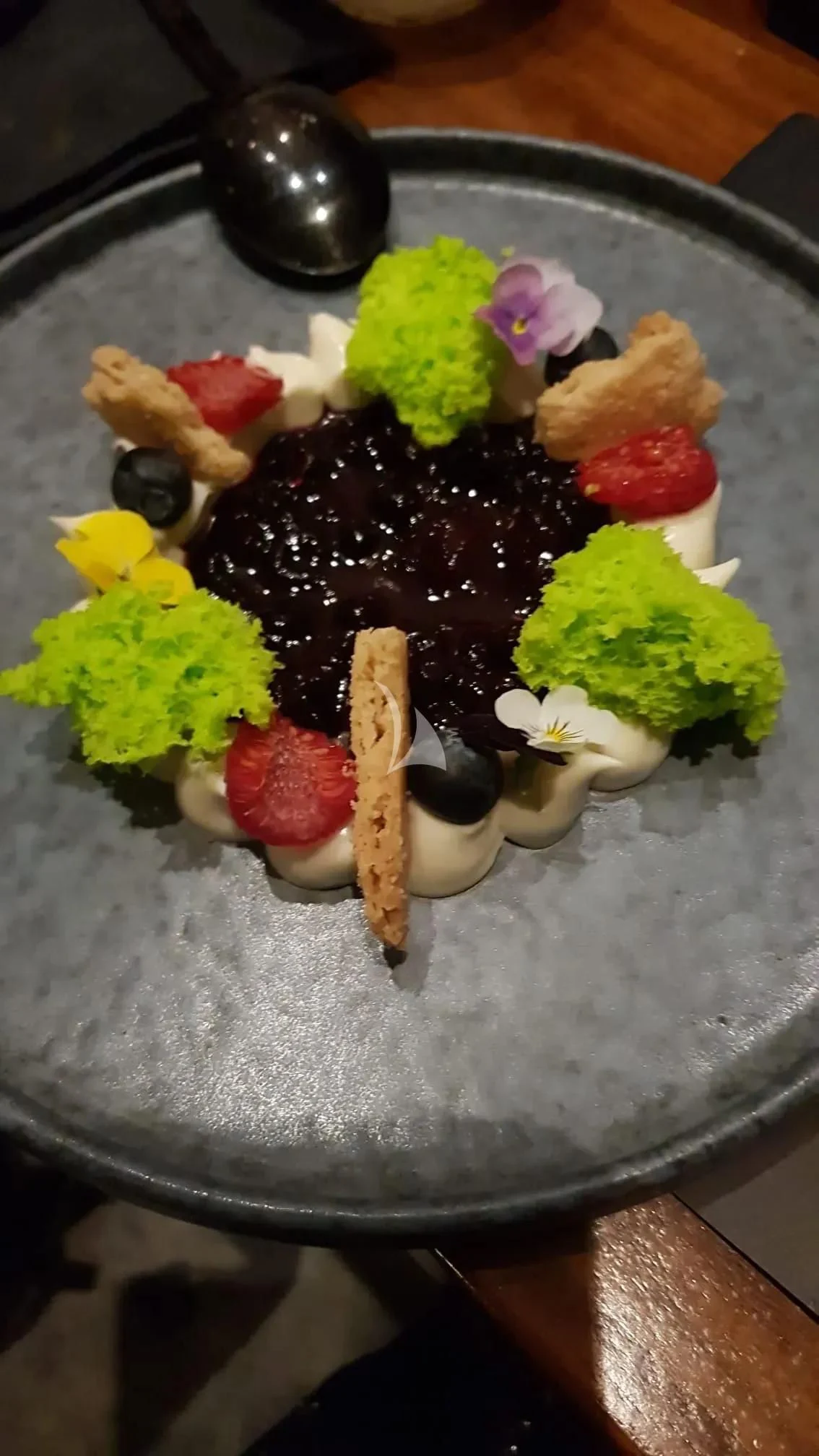 a plate of food aboard MR. T Yacht for Charter