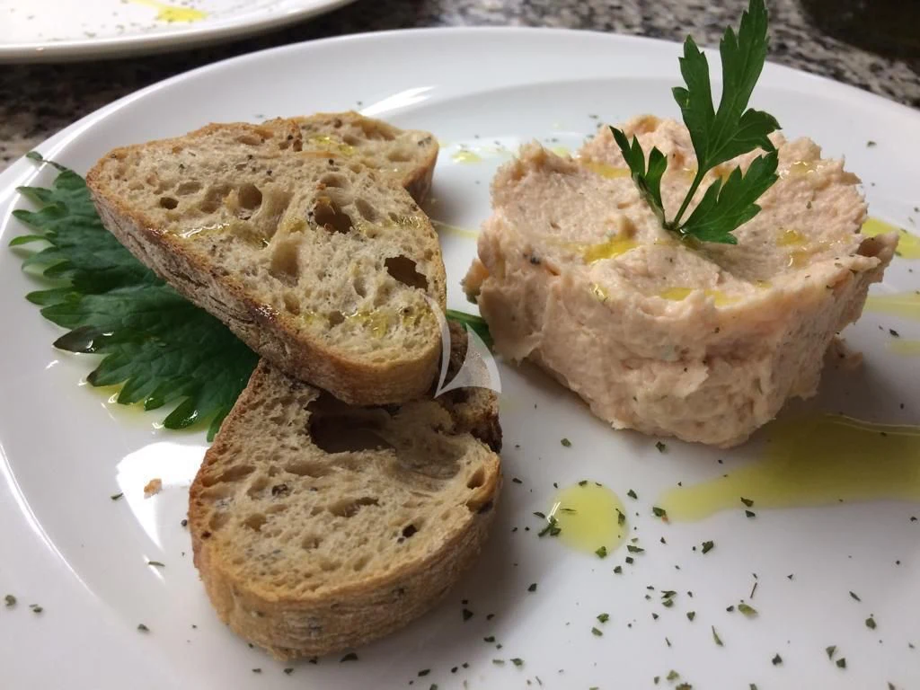 a plate of food aboard MR. T Yacht for Charter