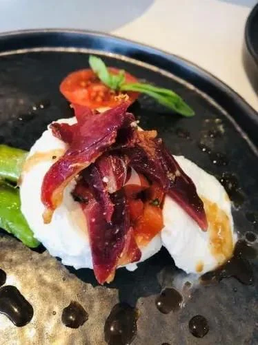 a bowl of food aboard MR. T Yacht for Charter