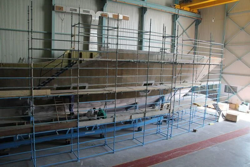 a person working in a factory aboard DUBAI STAR 1 Yacht for Sale