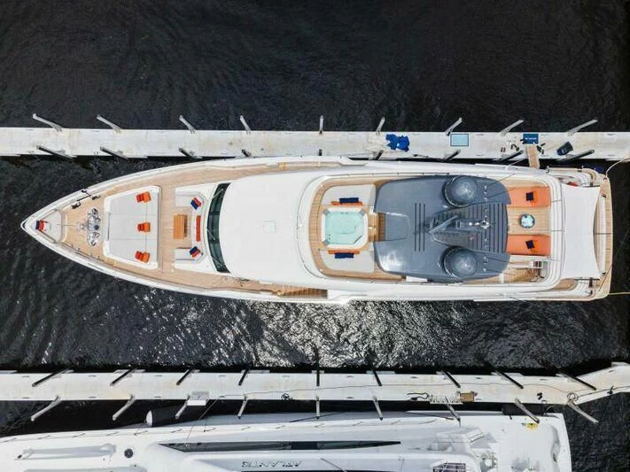 a military vehicle with a large number on the front aboard OFFICIAL PLAN Yacht for Sale