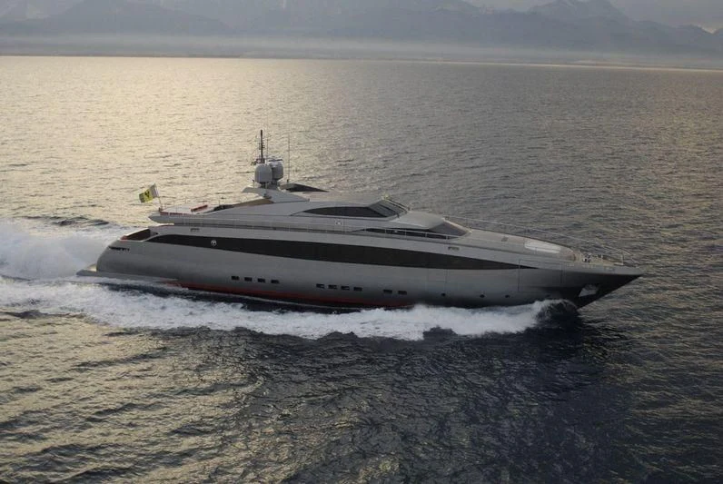 a ship in the water aboard NINA J Yacht for Sale