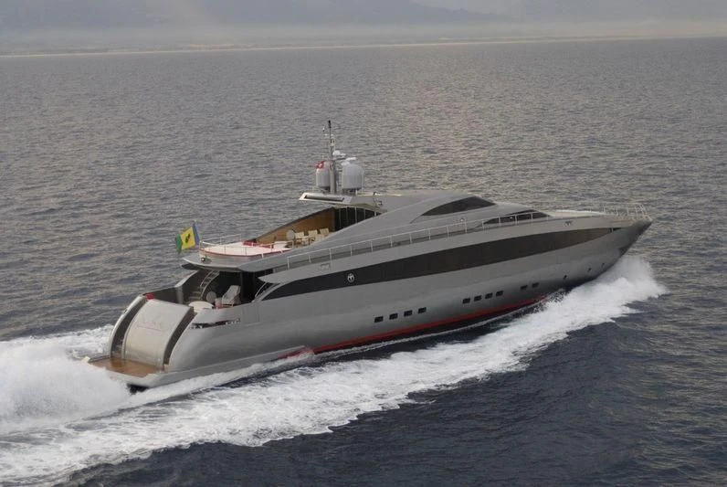 a ship on the water aboard NINA J Yacht for Sale